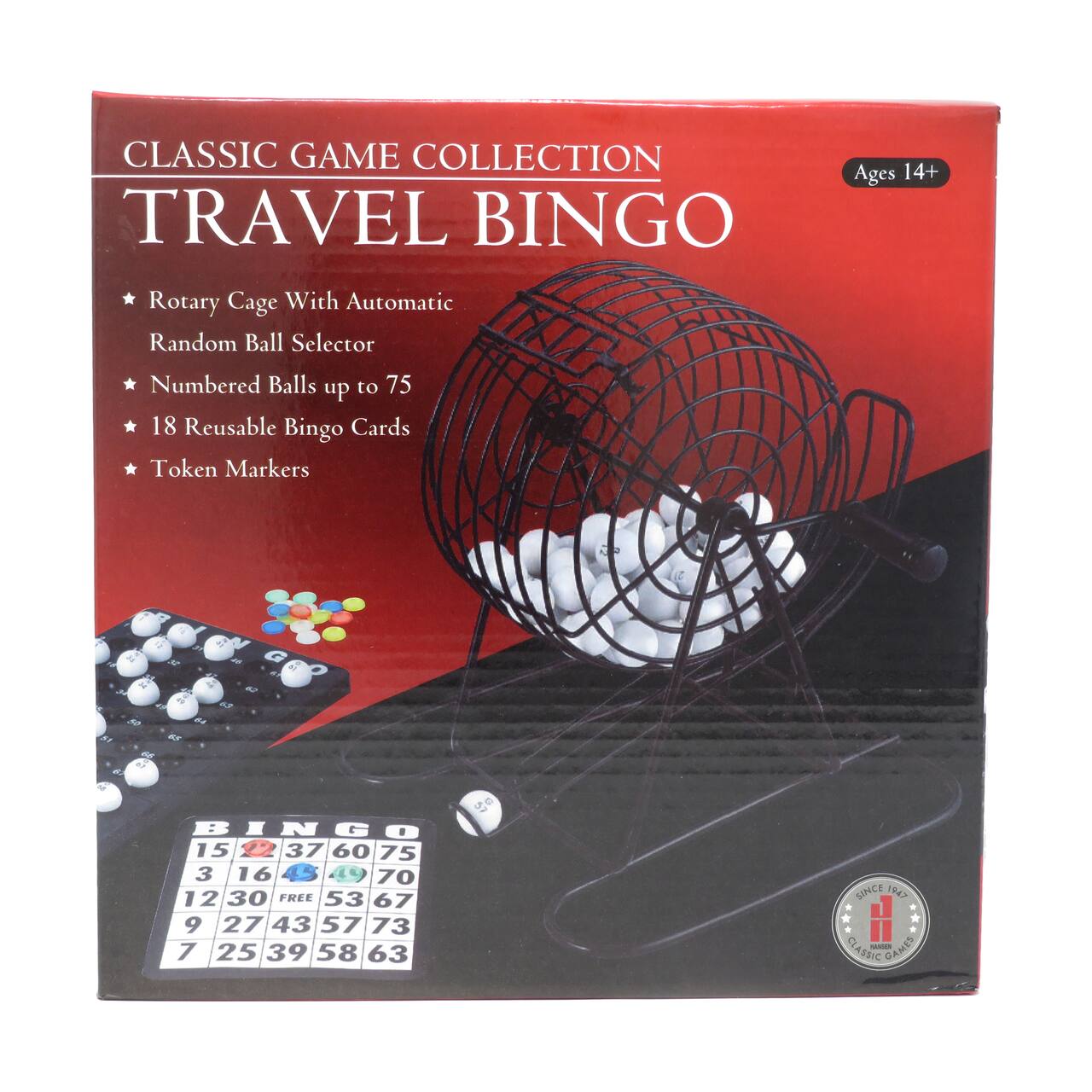 Classic Game Collection Travel Bingo Game Set